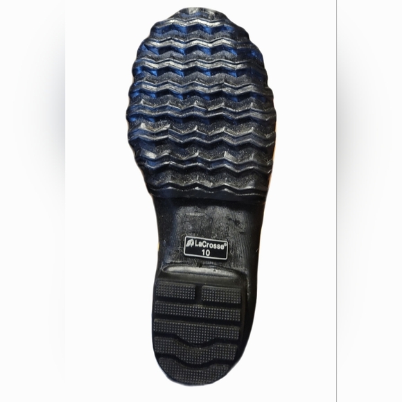 LaCrosse Two Tone Outdoor Rubber Steel Toe Men's Boots Sz 10 Waterproof Gorpcore - Picture 6 of 9